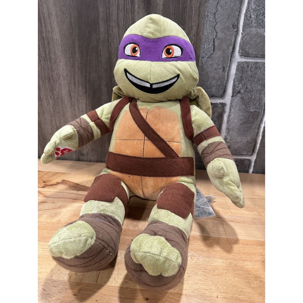 2014 Build A Bear BAB 18" Plush - TMNT Donatello with Removable Shell